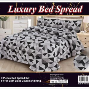 Grayscale Prism Bedsheet Set