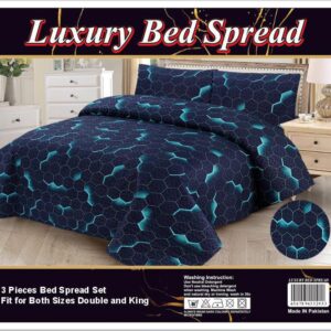 Neon Grid Bedsheet Set