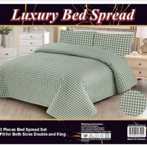 Classic Check Green Bedsheet Set