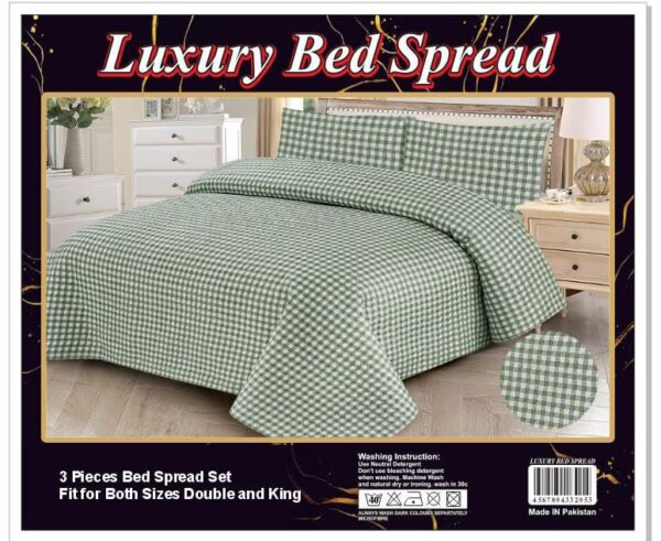 Classic Check Green Bedsheet Set